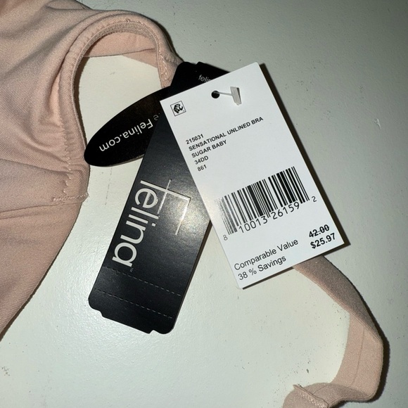 Felina Sensational Underwire Bra, 34DD - Picture 4 of 5